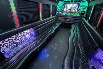 Houston Limo Bus Interior