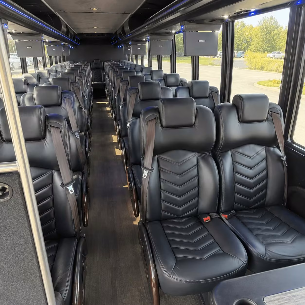 25 passenger minibus inside