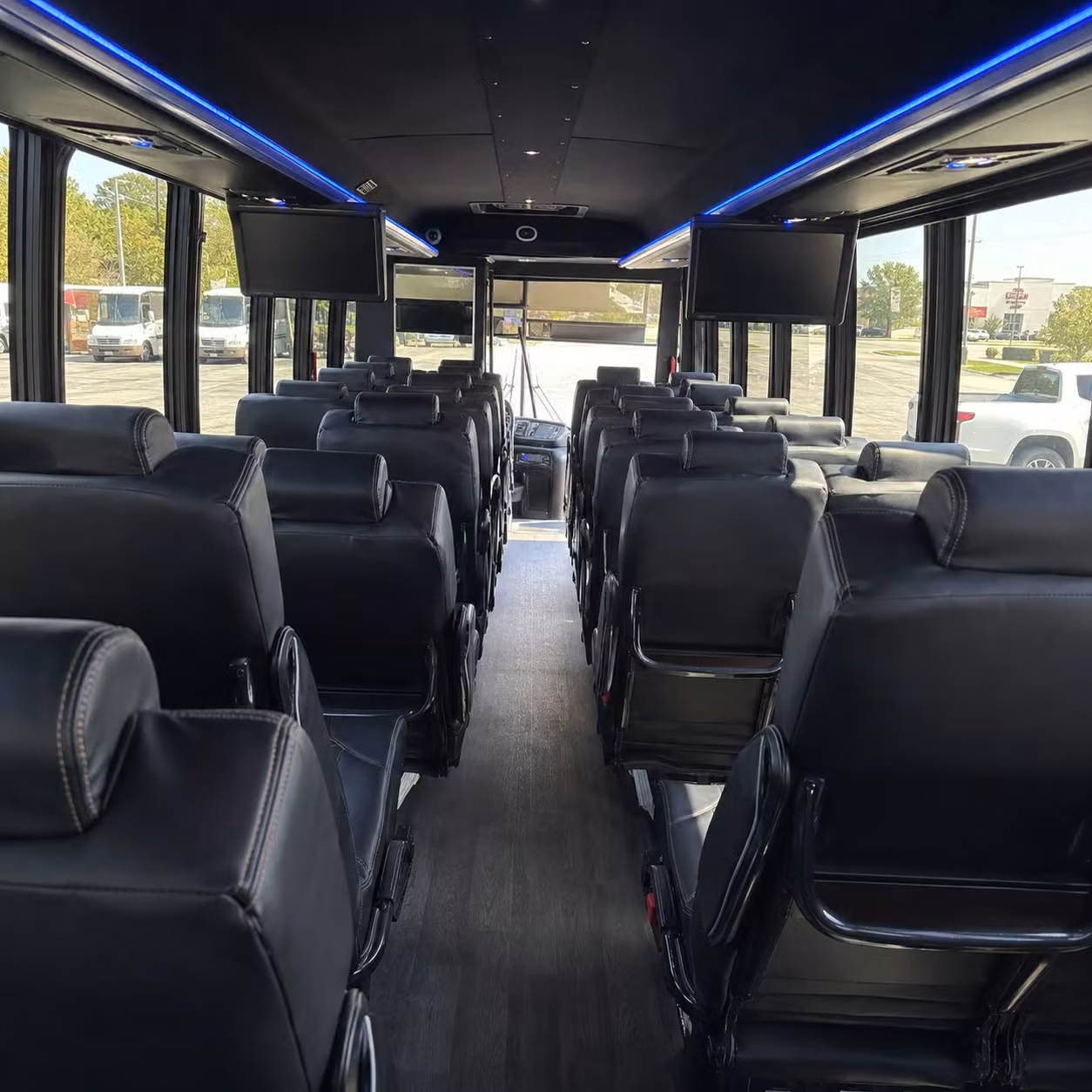 25 passenger minibus interior