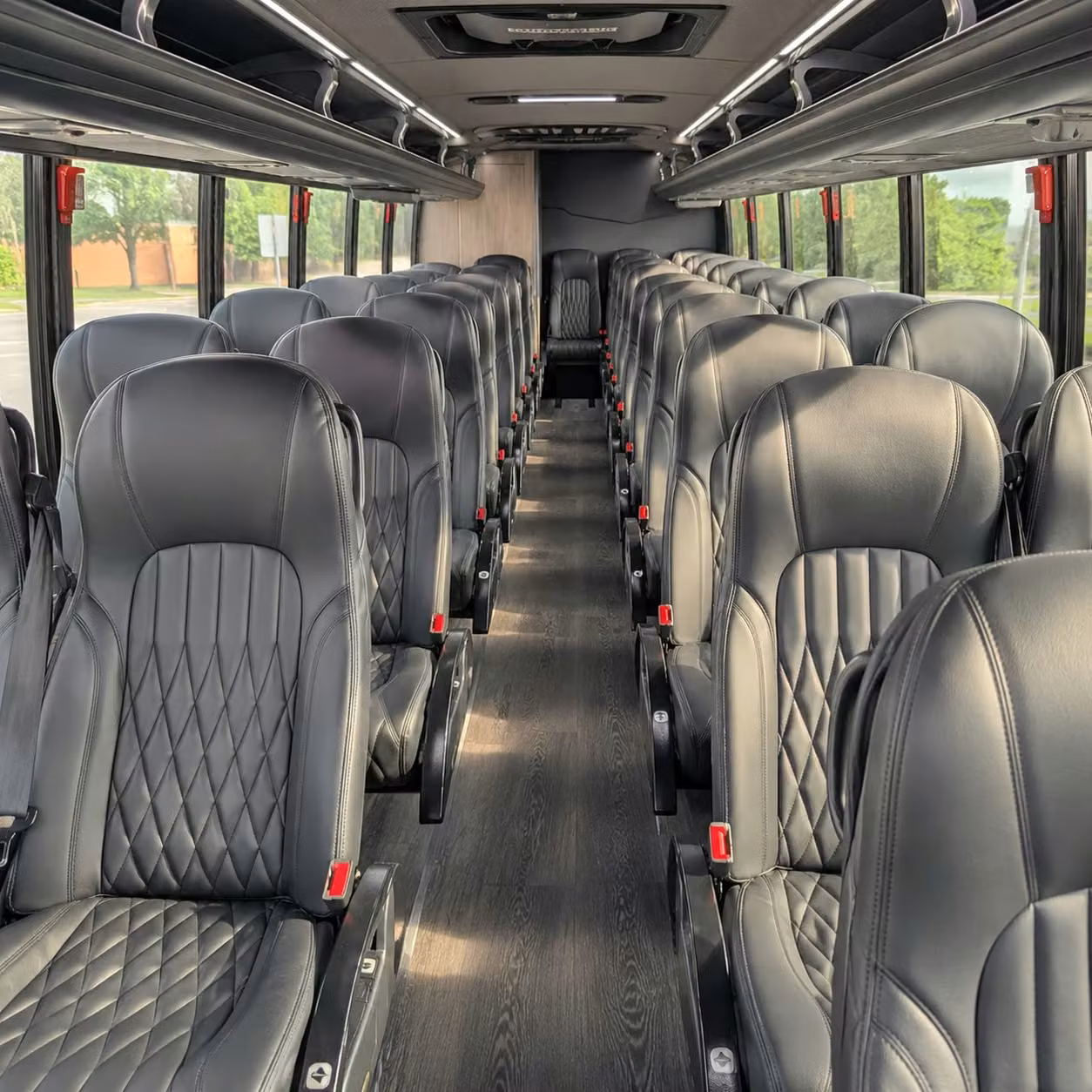 35 passenger minibus interior