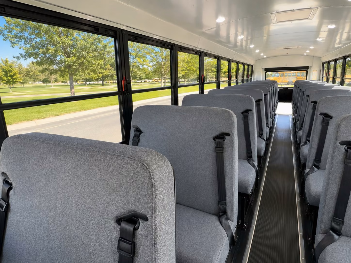 school bus interior