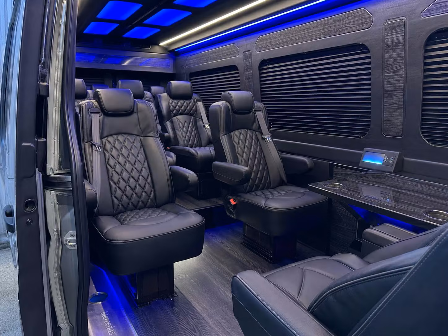 sprinter van transportation for groups and events across houston